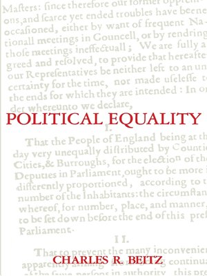 cover image of Political Equality
